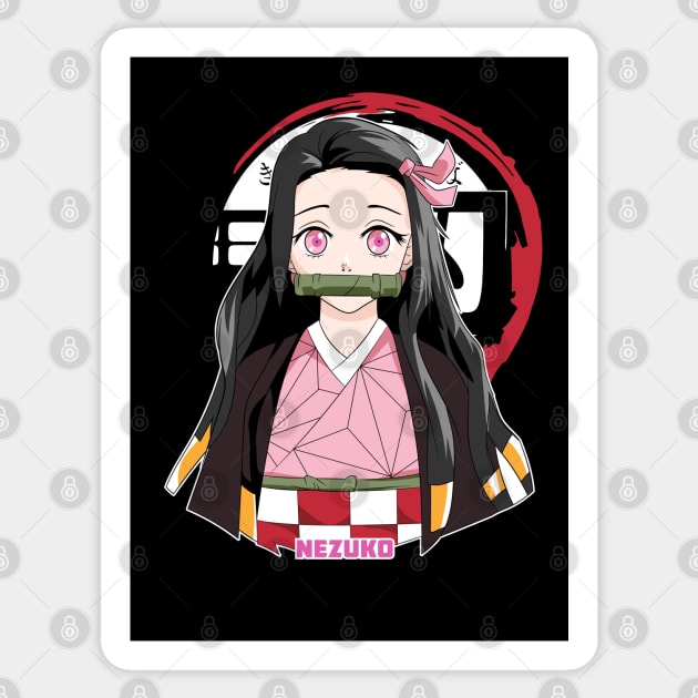 nezuko kimetsu no yaiba Sticker by Demonstore